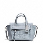 BLEECKER MINI RILEY CARRYALL IN LEATHER (Coach) 代購